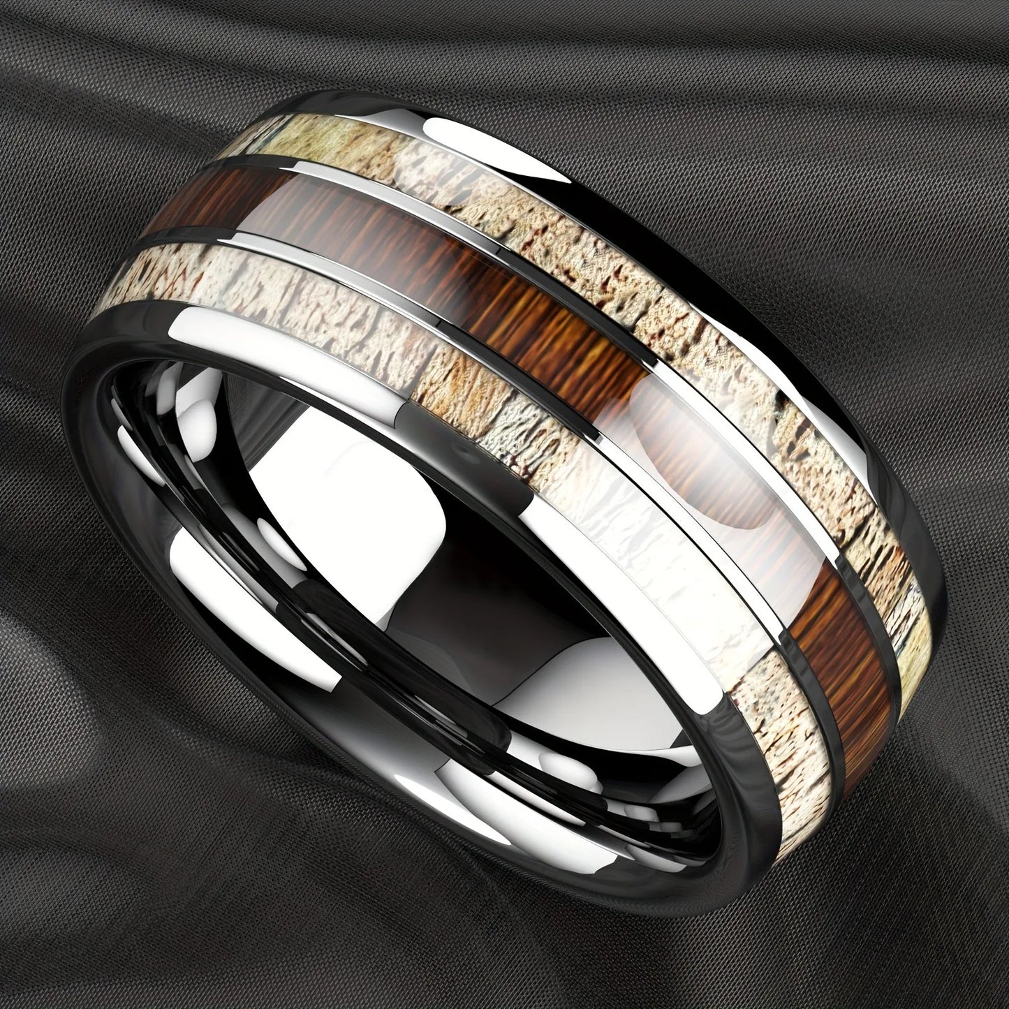 Men's Steel Rings Women Jewelry  3