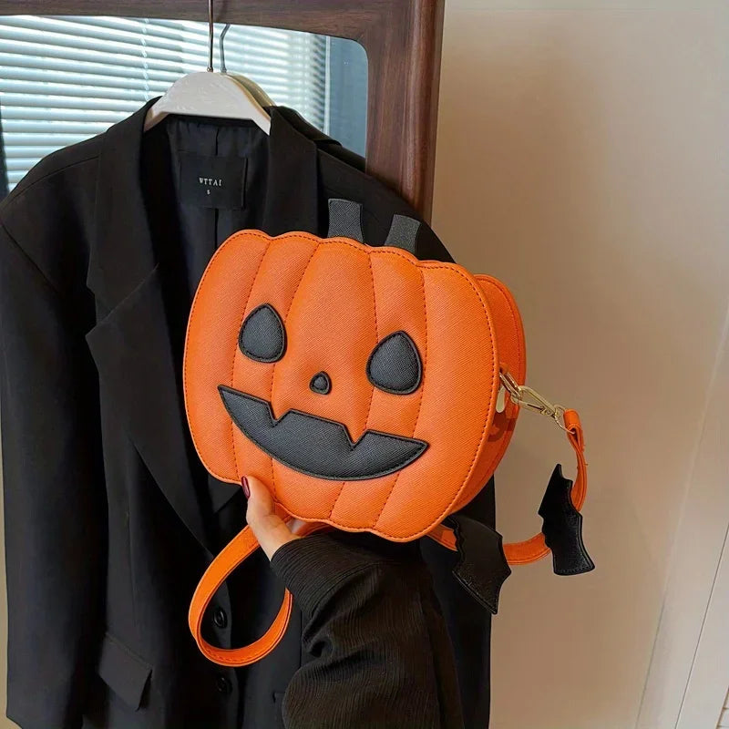 En chanting Halloween Pumpkin  Bag  Devilish Style