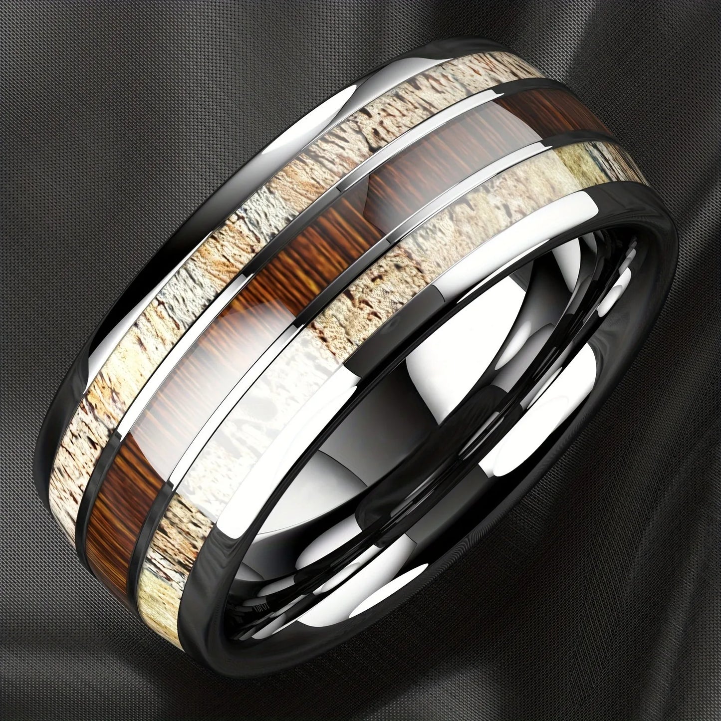 Men's Steel Rings Women Jewelry  3