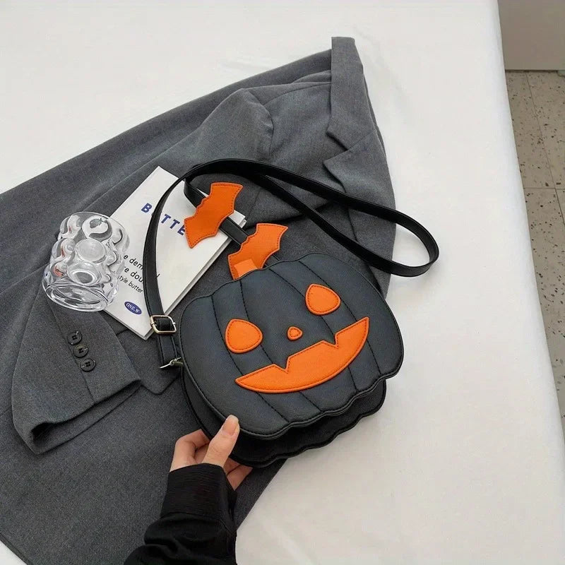 En chanting Halloween Pumpkin  Bag  Devilish Style