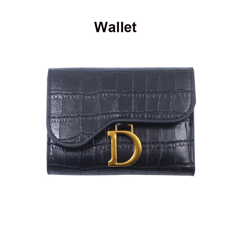 for Female Purse Money Clip Wallet Cardholder