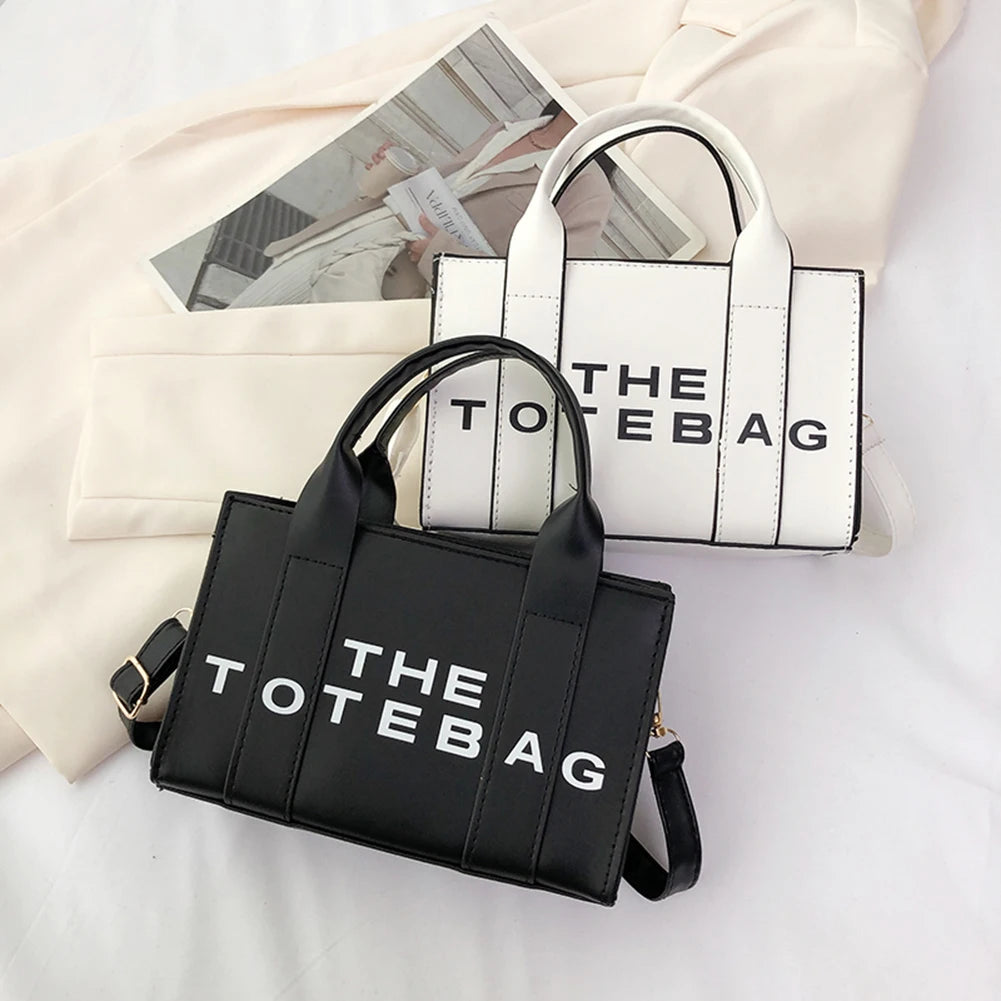 The Small Leather Tote Bag For Women Trendy PU