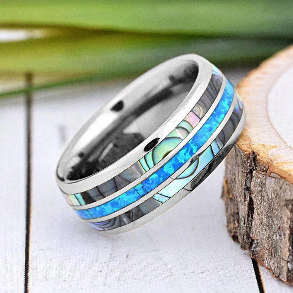 Men's Steel Rings Women Jewelry  3