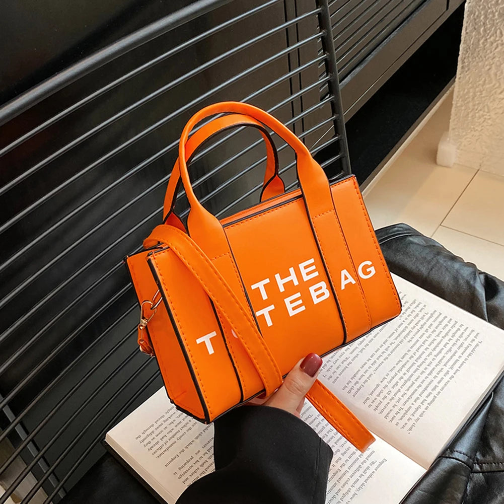 The Small Leather Tote Bag For Women Trendy PU