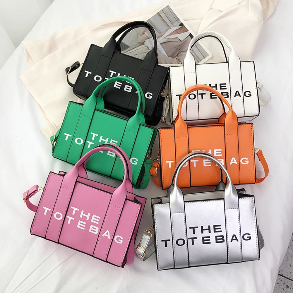 The Small Leather Tote Bag For Women Trendy PU