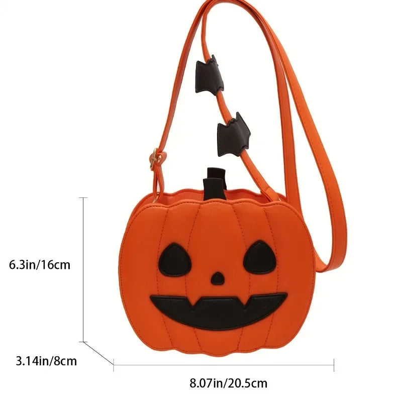 En chanting Halloween Pumpkin  Bag  Devilish Style